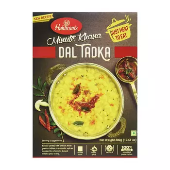 Готовое блюдо (Желтая чечевица с луком и зеленым перцем чили) (300 г), Dal Tadka, произв. Haldiram's