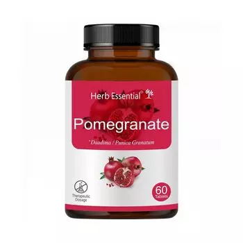 Гранат (60 таб, 500 мг), Pomegranate, произв. Herb Essential