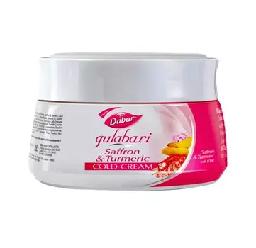 Гулабари: охлаждающий крем для лица с Шафраном и Куркумой (100 мл), Gulabari Cold Cream Saffron & Turmeric, произв. Dabur