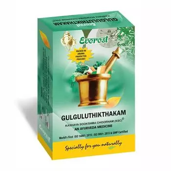 Гулгулутиктакам Кашая Сукшма Чурна (100 г), Gulguluthithakam Kashaya Sookshma Choornam, произв. Everest Ayurveda