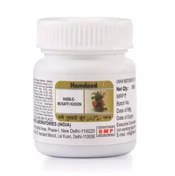 Хабб-Е-Мусаффи Кхун (100 таб), Habb-E-Musaffi Khoon, произв. Hamdard
