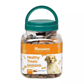 Хэлфи Тритс: корм для собак (1 кг), Healthy Treats Adult, произв. Himalaya