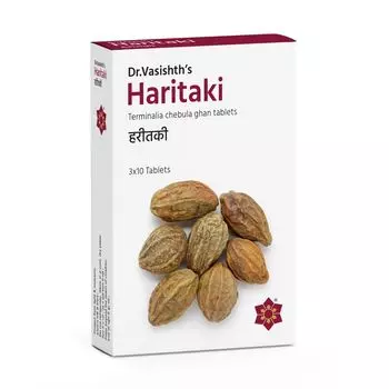Харитаки (30 таб, 600 мг), Haritaki, произв. Dr. Vasishth’s