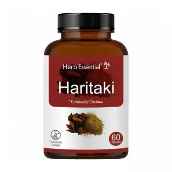 Харитаки (60 таб, 500 мг), Haritaki, произв. Herb Essential