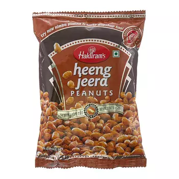 Хинг Джира: арахис с пряностями (200 г), Heeng Jeera Peanuts, произв. Haldiram's