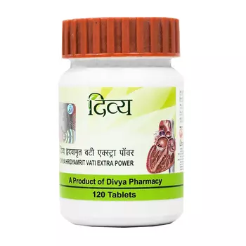 Хридьямрит Вати (120 таб, 300 мг), Hridyamrit Vati, произв. Patanjali
