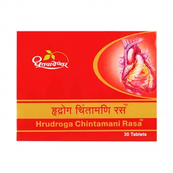 Хрудрога Чинтамани Раса (30 таб), Hrudroga Chintamani Rasa произв. Dhootapapeshwar