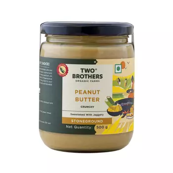 Хрустящая Арахисовая паста (500 г), Peanut Butter Crunchy, произв. Two Brothers