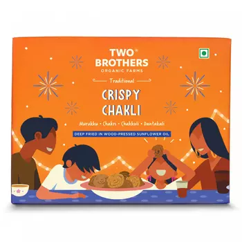 Хрустящая закуска Чакли (250 г), Crispy Chakli, произв. Two Brothers