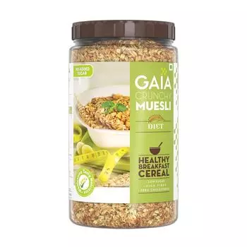 Хрустящие мюсли диетические (1 кг), Crunchy Muesli Diet, произв. Gaia