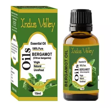 Эфирное масло Бергамота (15 мл), Bergamot Essential Oil, произв. Indus Valley