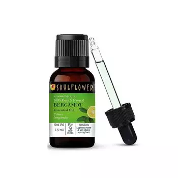 Эфирное масло Бергамота (15 мл), Bergamot Essential Oil, произв. Soulflower