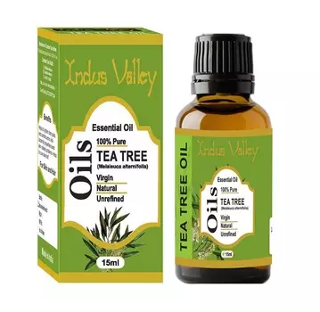 Эфирное масло Чайного дерева (15 мл), Tea Tree Essential Oil, произв. Indus Valley