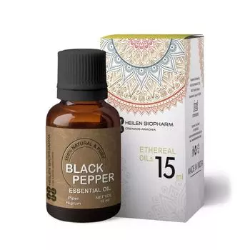 Эфирное масло Черного перца (15 мл), Black Pepper Essential Oil, произв. Heilen Biopharm