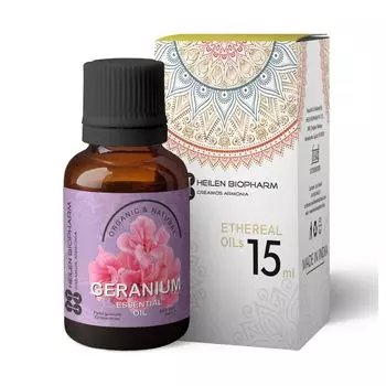 Эфирное масло Герани (15 мл), Geranium Essential Oil, произв. Heilen Biopharm