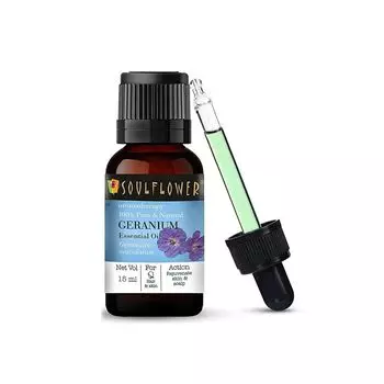 Эфирное масло Герани (15 мл), Geranium Essential Oil, произв. Soulflower