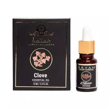 Эфирное масло Гвоздики (12 мл), Clove Essential Oil, произв. Aryan