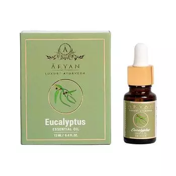 Эфирное масло Эвкалипта (12 мл), Eucalyptus Essential Oil, произв. Aryan