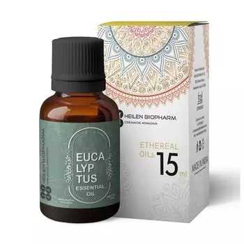 Эфирное масло Эвкалипта (15 мл), Eucalyptus Essential Oil, произв. Heilen Biopharm