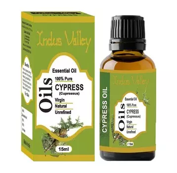 Эфирное масло Кипариса (15 мл), Cypress Essential Oil, произв. Indus Valley