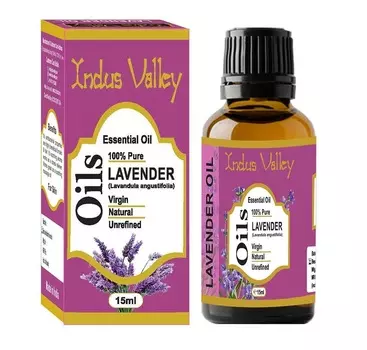 Эфирное масло Лаванды (15 мл), Lavender Essential Oil, произв. Indus Valley