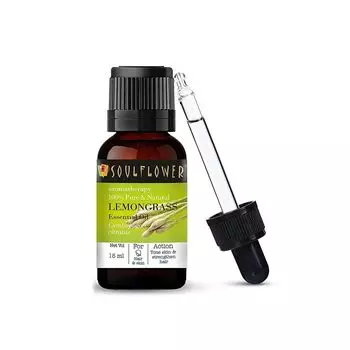 Эфирное масло Лемонграсса (15 мл), Lemongrass Essential Oil, произв. Soulflower