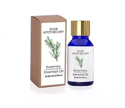 Эфирное масло Розмарина (10 мл), Rosemary Essential Oil, произв. Sage Apothecary