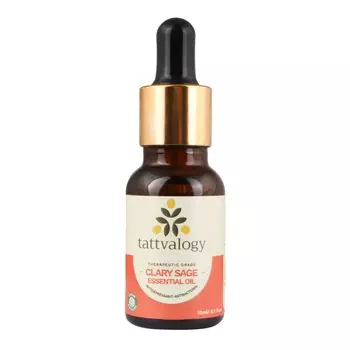 Эфирное масло Шалфея мускатного (15 мл), Clary Sage Essential Oil, произв. Tattvalogy