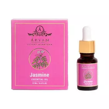 Эфирное масло Жасмина (12 мл), Jasmine Essential Oil, произв. Aryan