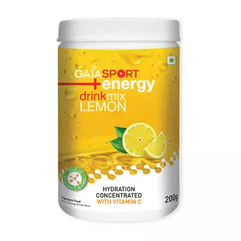 Энергетический напиток Микс со вкусом Лимона (200 г), Energy Drink Mix Lemon, произв. Gaia
