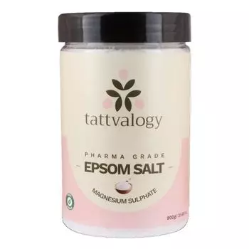 Эпсомcкая (английская) соль (900 г), Pharma Grade Epsom Salt, произв. Tattvalogy