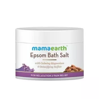 Эпсомская (английская) соль для ванны (200 г), Epsom Bath Salt, произв. Mamaearth