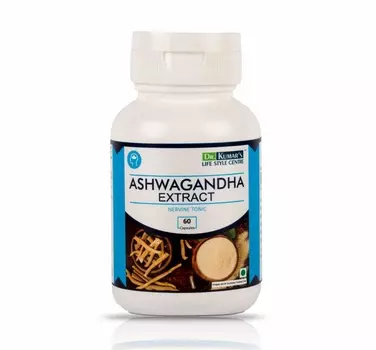 Экстракт Ашваганды (60 кап, 500 мг), Ashwagandha Extract, произв. Dr. Kumar's