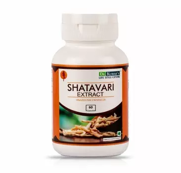Экстракт Шатавари (60 кап, 500 мг), Shatavari Extract, произв. Dr. Kumar’s