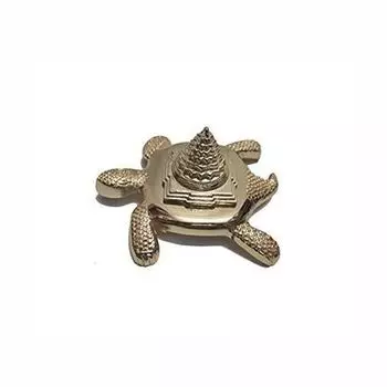 Качуа Меру Шри Янтра на подставке в форме черепахи, Kachua Meru Shree Yantra, произв. Kalyan Puja