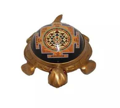 Качуа Шри Янтра в форме черепахи, Kachua Shree Yantra, произв. Kalyan Puja