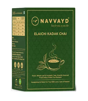 Кадак чай с Кардамоном (100 г), Elaichi Kadak Chai, произв. Navvayd