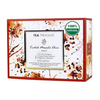 Кадак Масала чай (18 пак, 2 г), Kadak Masala Chai, произв. Tea Treasure