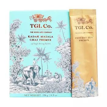 Кадак Масала чай Премикс (14 пак, 14 г), Kadak Masala Chai Premix, произв. TGL Co.