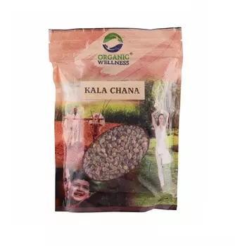 Кала Чана (Черный нут) (450 г), Kala Chana, произв. Organic Wellness