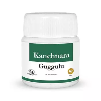 Канчнар Гуггул (60 таб, 250 мг), Kanchanara Guggulu, произв. Herb Essential
