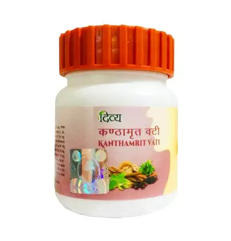 Кантхамрит Вати (60 таб), Kanthamrit Vati, произв. Patanjali