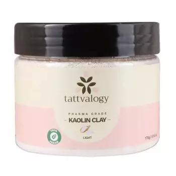 Каолиновая глина: для жирной кожи (175 г), Pharma Grade Kaolin Clay, произв. Tattvalogy