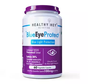 Капсулы для глаз (60 кап), Blue Eye Protect Capsules, произв. HealthyHey