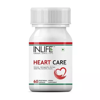 Капсулы для сердца (60 кап, 500 мг), Heart Care, произв. INLIFE