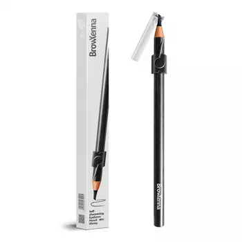 Карандаш самозатачивающийся с натяжителем нити: цвет 01 Черное дерево, Self-sharpening Pencil with Thread Tensioner 01 Ebony, произв. BrowXenna