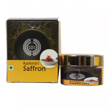 Кашмирский Шафран (1 г), Kashmiri Saffron, произв. Fitness Mantra