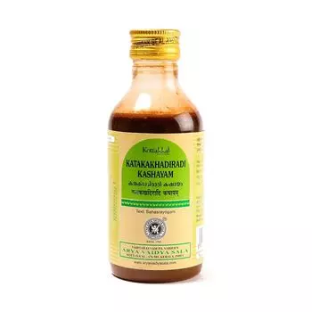 Катакакхадиради Кашаям (200 мл), Katakakhadiradi Kashayam, произв. Kottakkal Ayurveda