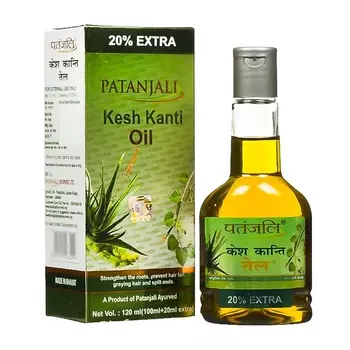 Кеш Канти: масло для волос (120 мл), Kesh Kanti Hair Oil, произв. Patanjali