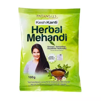 Кеш Канти: натуральная хна (100 г), Kesh Kanti Herbal Mehandi, произв. Patanjali